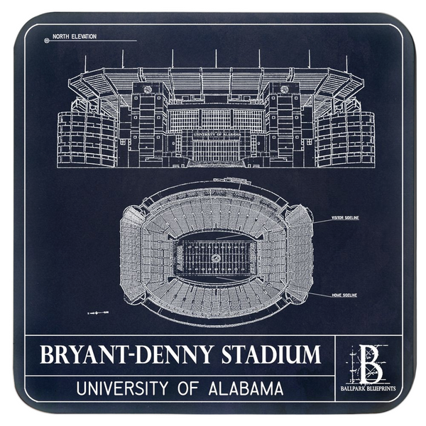 Bryant-Denny Stadium Coasters (Set of 4)