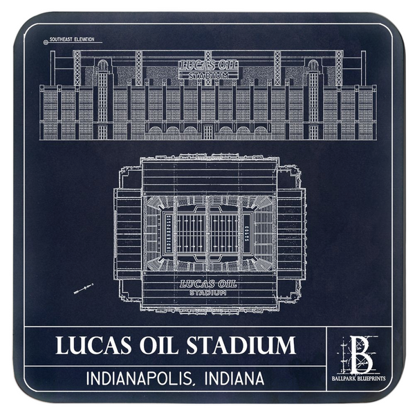 Lucas Oil Stadium Coasters (Set of 4)