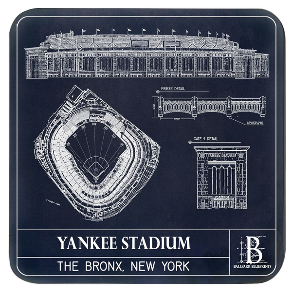 New York (Bronx) Sports Collection Coasters (Set of 4)