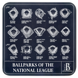 Ballparks of the National League Coasters (Set of 4)