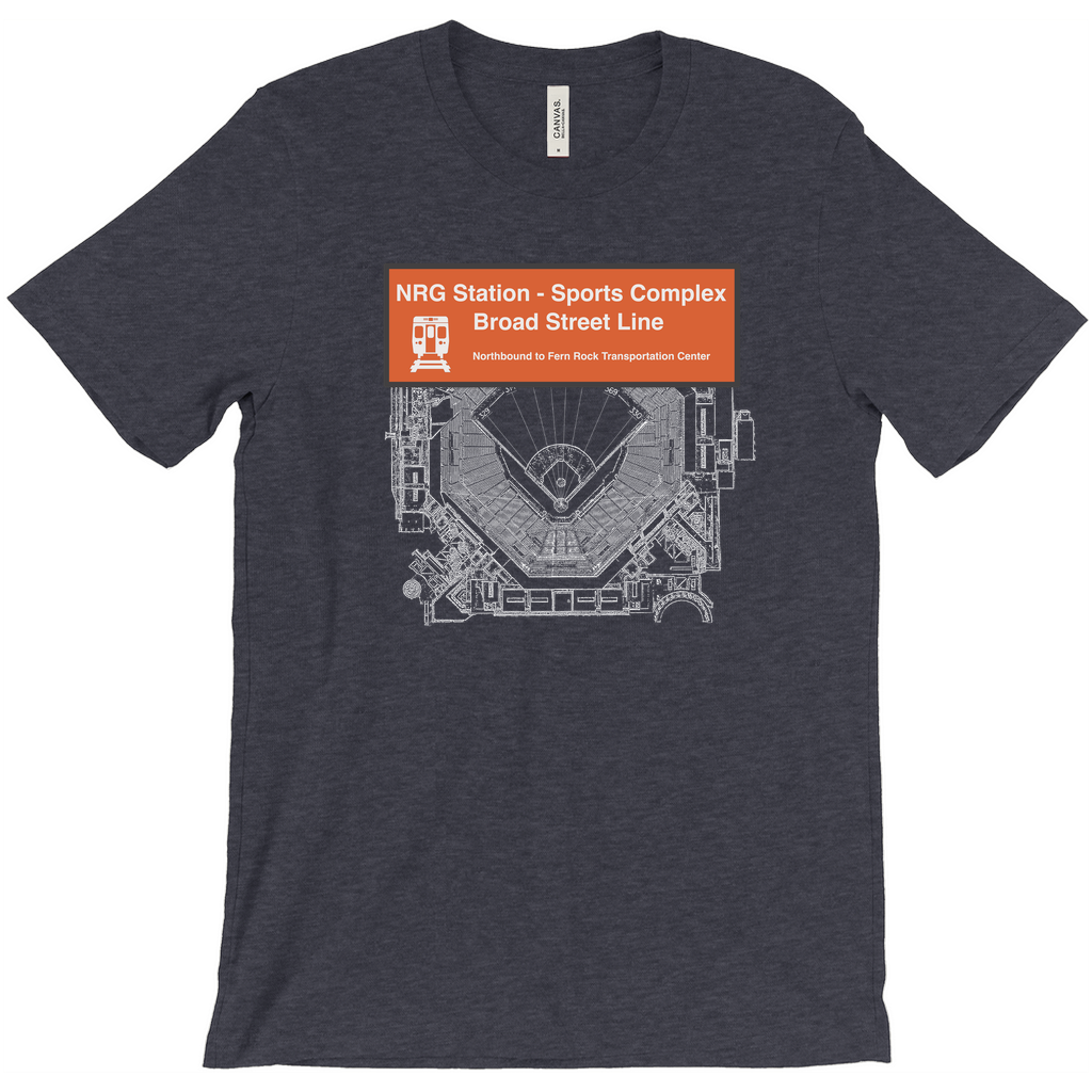 Citizens Bank Park Septa Stop Unisex T Shirts Ballpark Blueprints citizens-bank-park-septa-stop-unisex-t-shirts-ballpark-blueprints