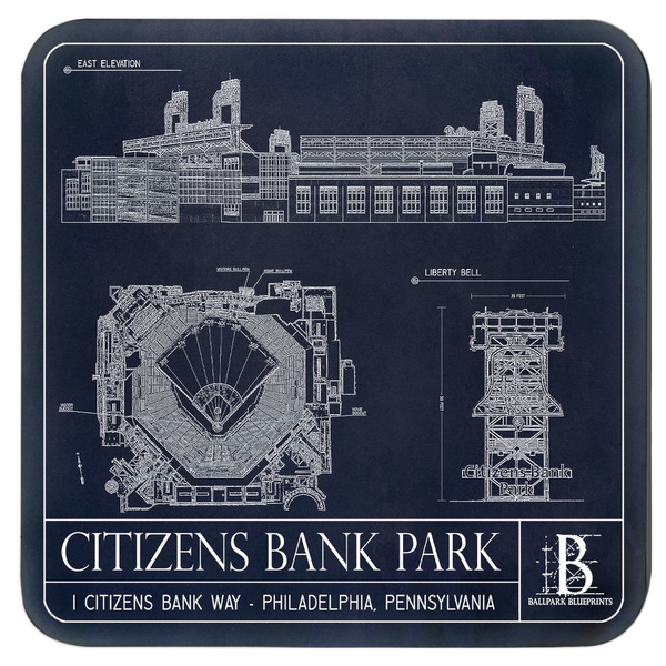 Citizens Bank Park Coasters (Set of 4)