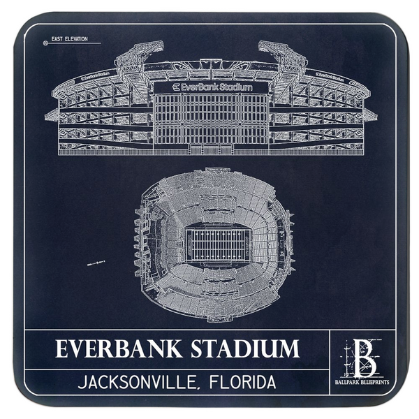 Everbank Stadium Coasters (Set of 4)