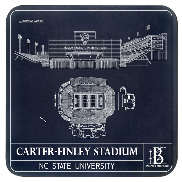 Carter-Finley Stadium Coasters (Set of 4)