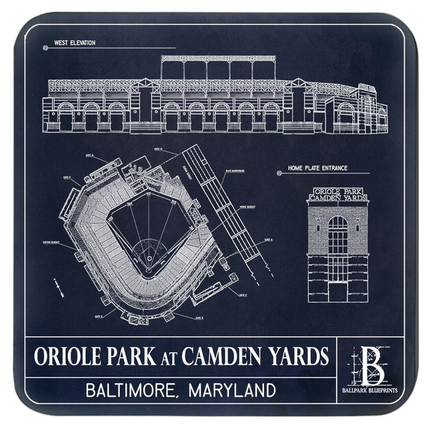 Oriole Park at Camden Yards Coasters (Set of 4)