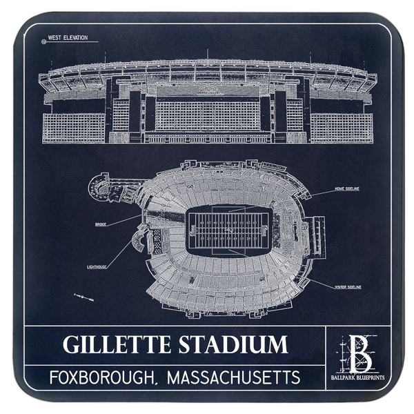 Gillette Stadium Coasters (Set of 4)