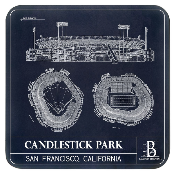 Candlestick Park Coasters (Set of 4)