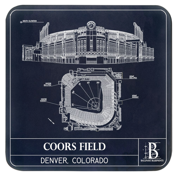 Coors Field Coasters (Set of 4)