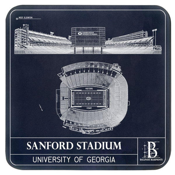 Sanford Stadium Coasters (Set of 4)