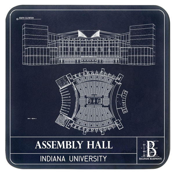 Assembly Hall - Indiana Coasters (Set of 4)