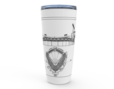 Dodger Stadium Viking Stainless Steel Travel Mug