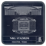 NRG Stadium Coasters (Set of 4)