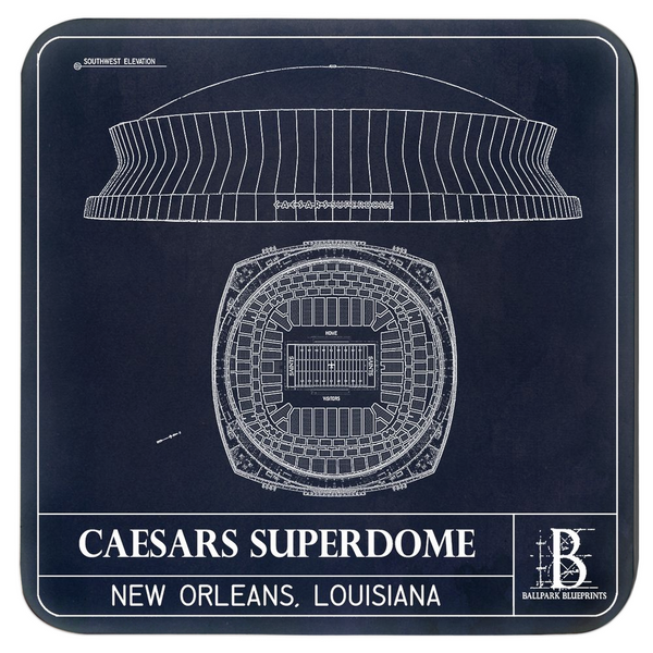 Caesars Superdome Coasters (Set of 4)