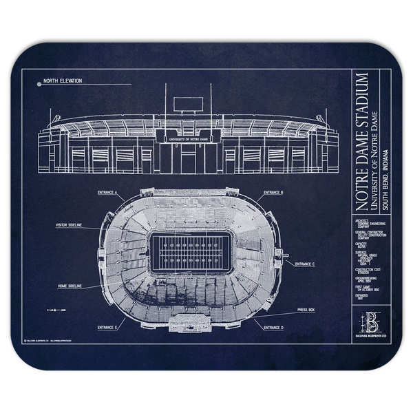Notre Dame Stadium Mousepads