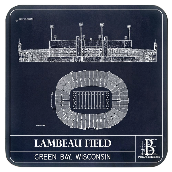 Wisconsin Sports Collection Coasters (Set of 4)