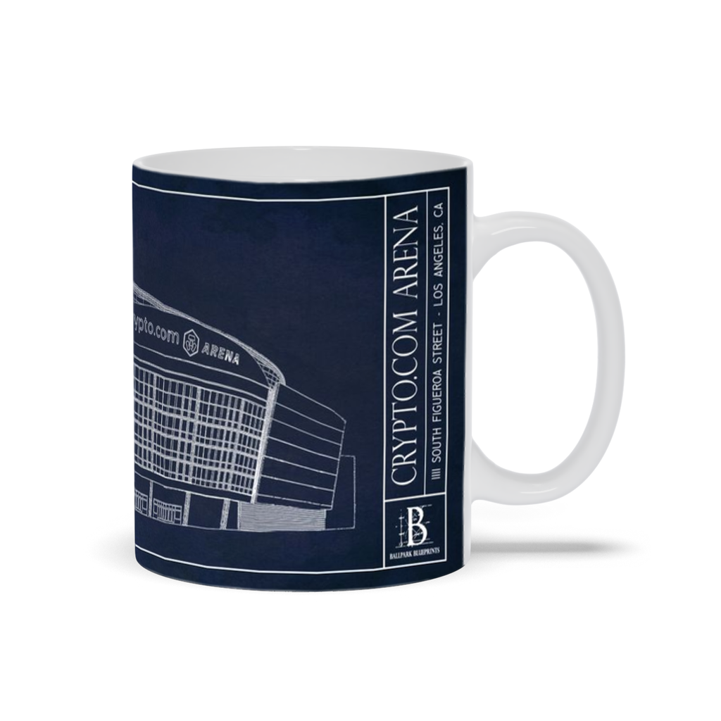 Crypto.com Arena Ceramic Mugs – Ballpark Blueprints