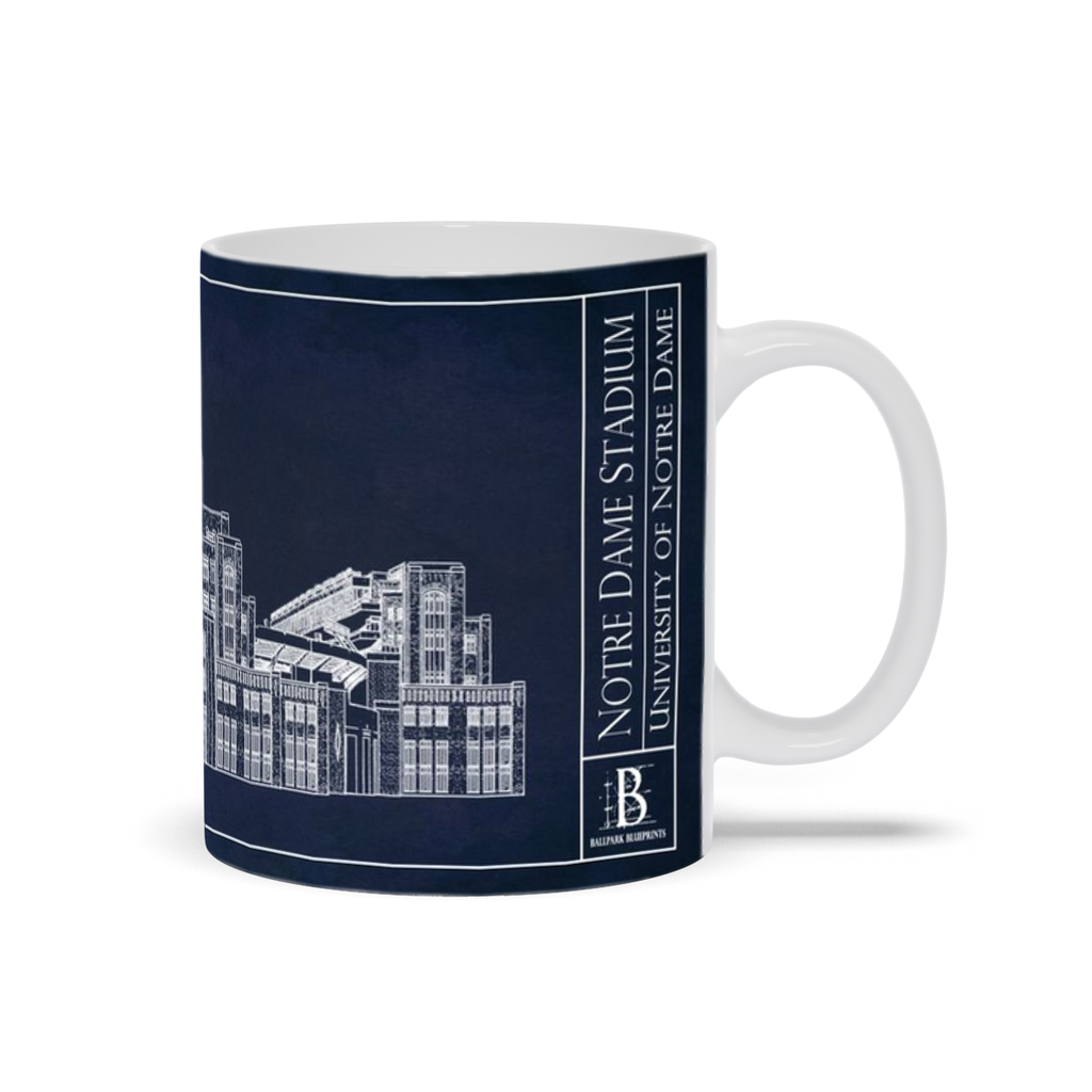 Notre Dame Stadium Ceramic Mugs – Ballpark Blueprints