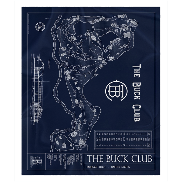 The Buck Club Fleece Sherpa Blankets