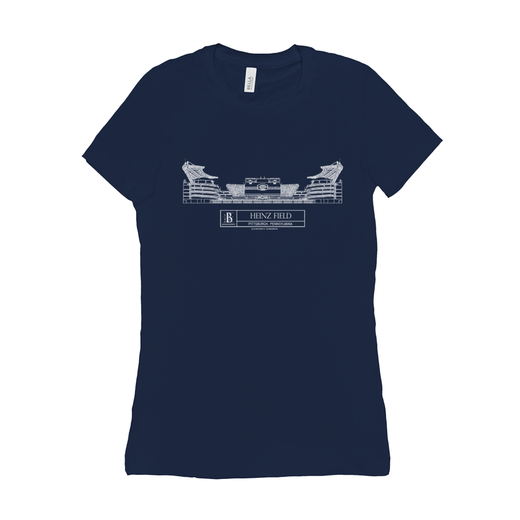 Heinz Field Women's T-Shirt – Ballpark Blueprints