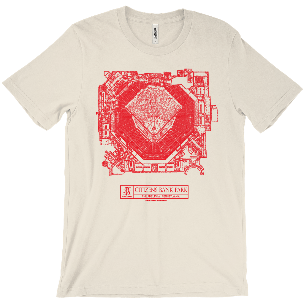 Philadelphia Phillies Citizens Bank Park Outline Tee