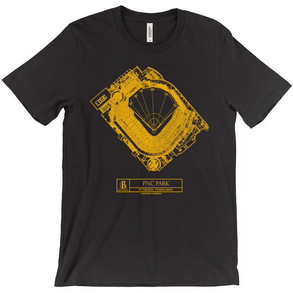 Pittsburgh Pirates - PNC Park (Black) Team Colors T-shirt