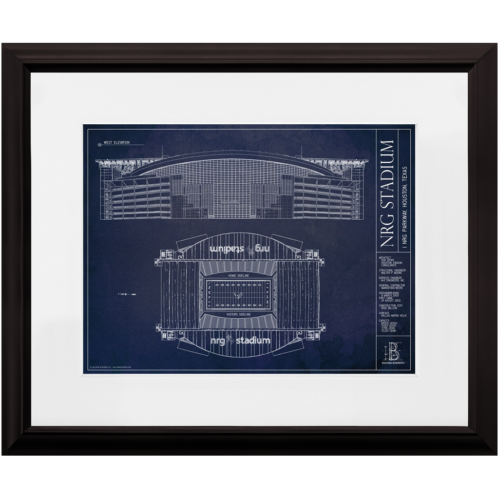 NRG Stadium - Houston Texans Art Print