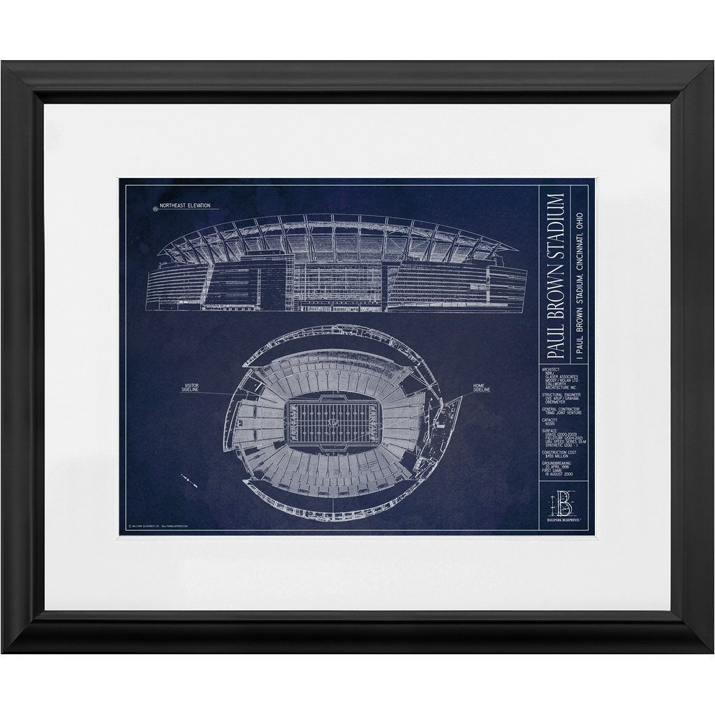 Cincinnati Bengals Paul Brown Stadium Poster