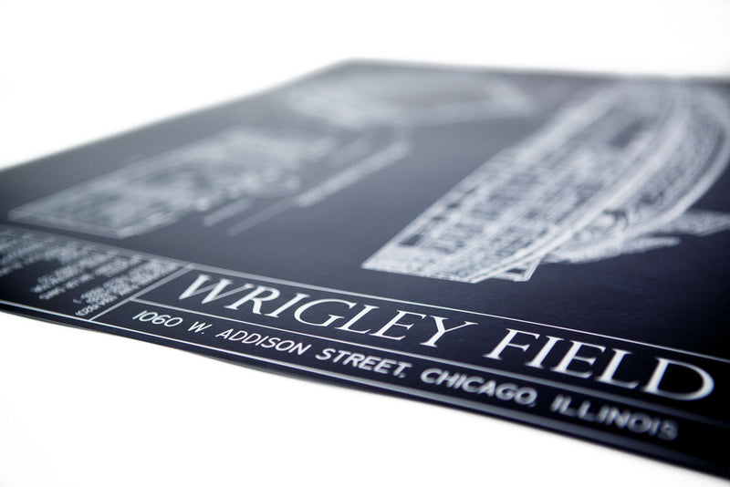 Our highly detailed Ballpark Blueprint of the Wrigley Field is a great gift for Dad. 