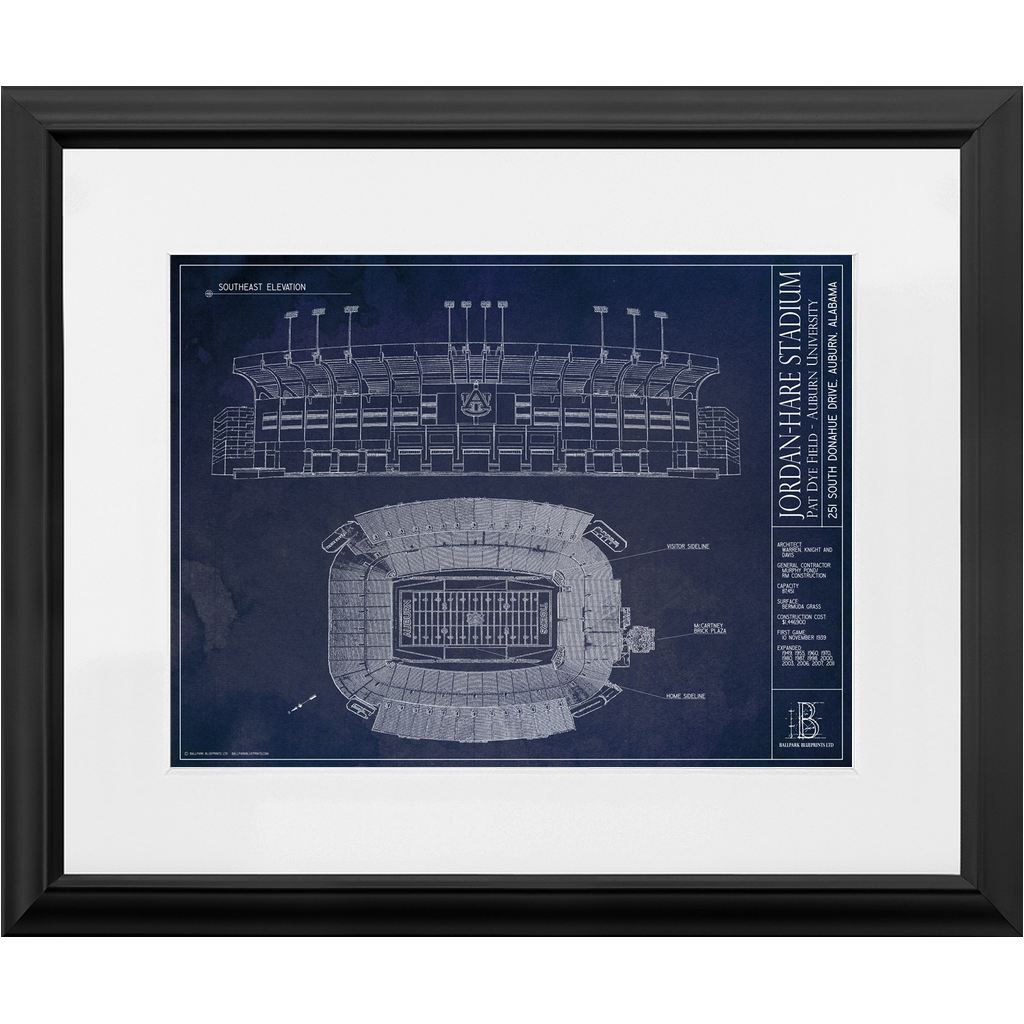 Auburn Tigers Baseball - Plainsman Park Panoramic Art Print