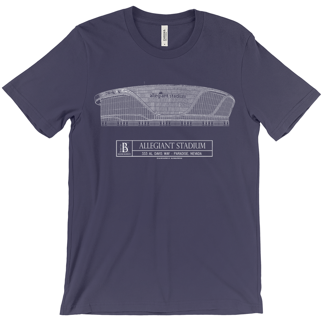 Allegiant Stadium Unisex T-Shirt – Ballpark Blueprints