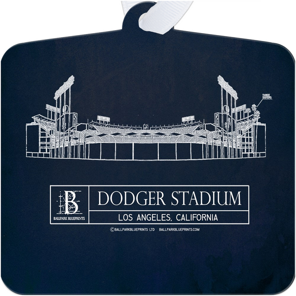 Dodger Stadium Metal Ornament