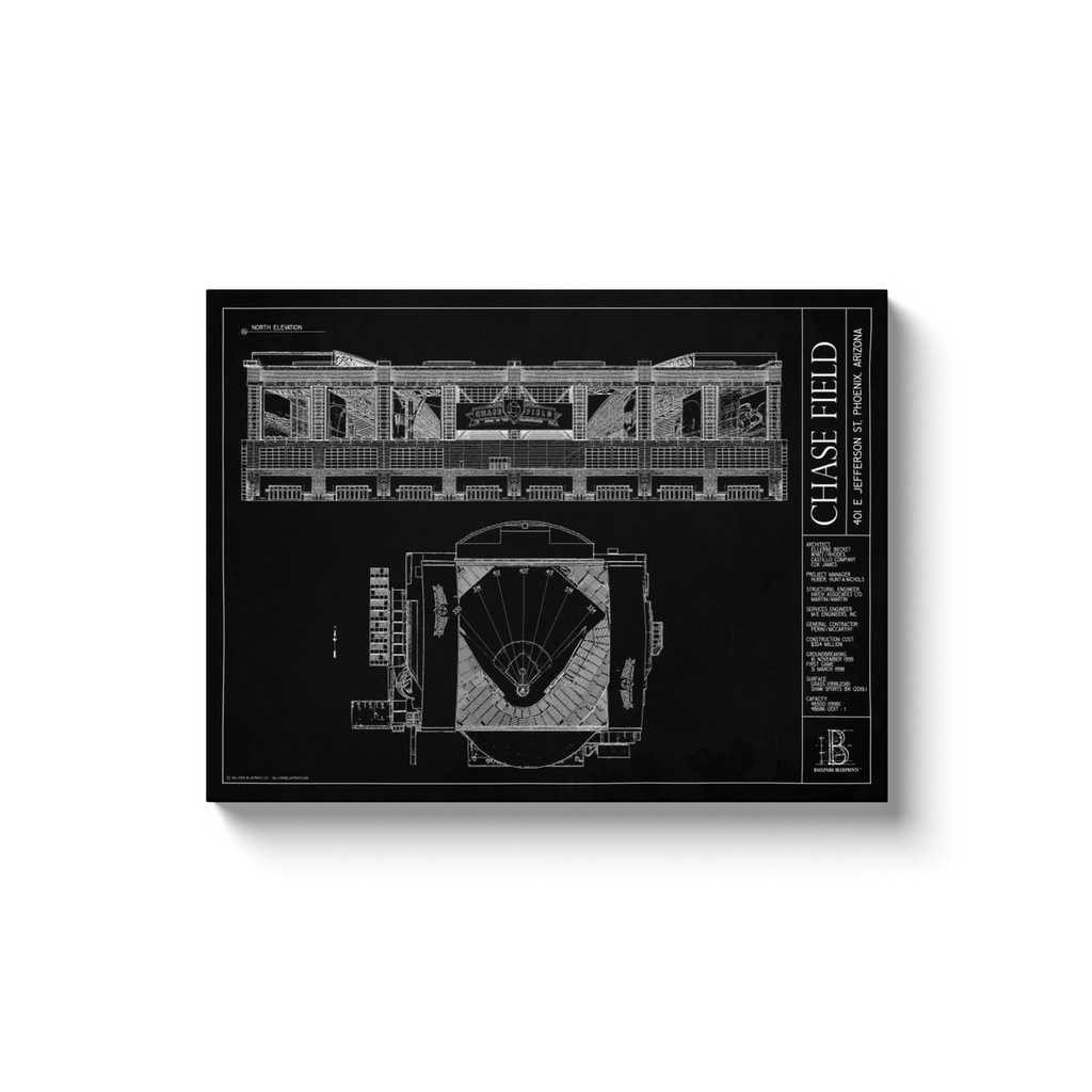 chase-field-18x24-canvas-wrap-black-ballpark-blueprints