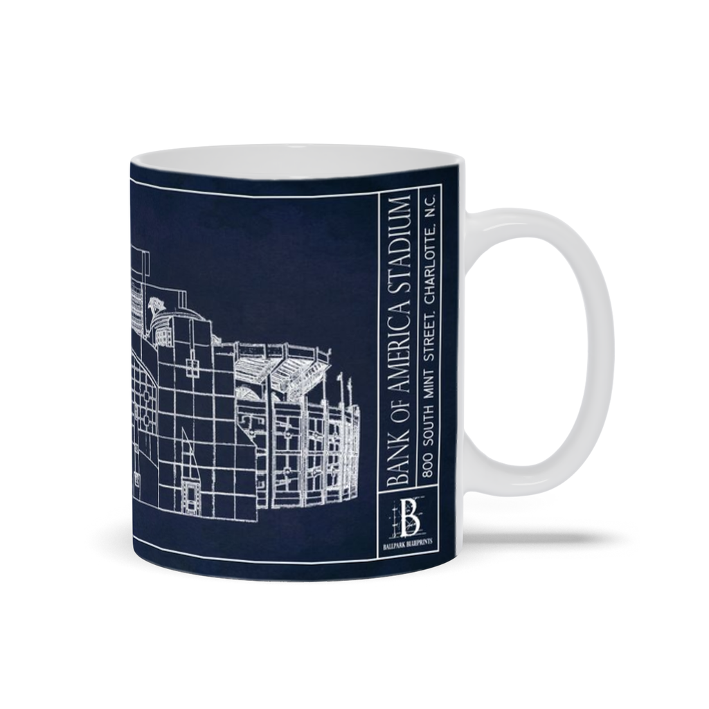 Bank Of America Stadium Ceramic Mug – Ballpark Blueprints