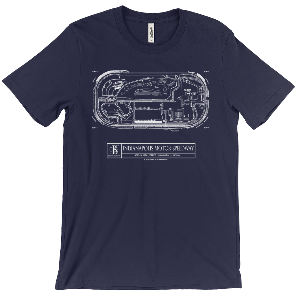 Indianapolis Motor Speedway Unisex T-Shirts – Ballpark Blueprints