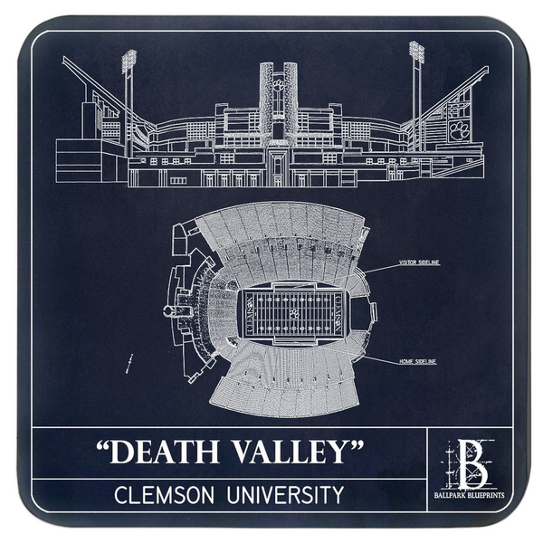 Clemson - Death Valley Coasters (Set of 4)