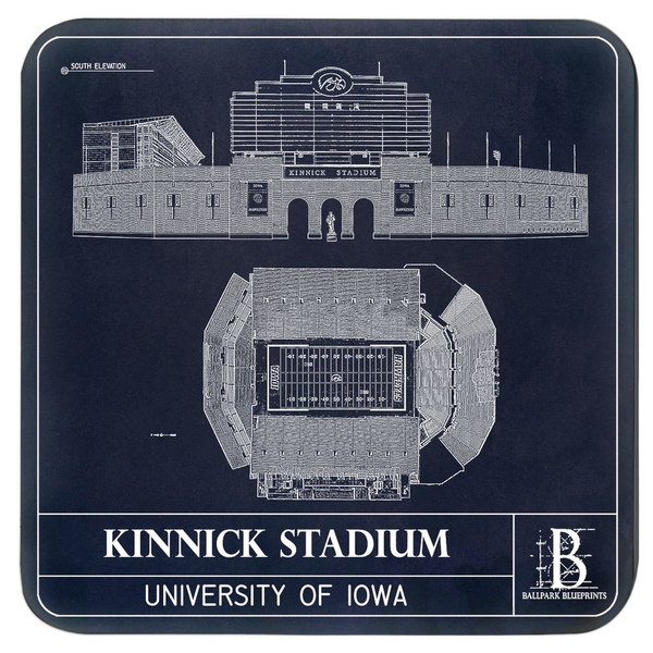 Kinnick Stadium Coasters (Set of 4)
