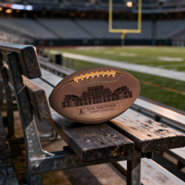 Notre Dame Stadium LeatherHead Football
