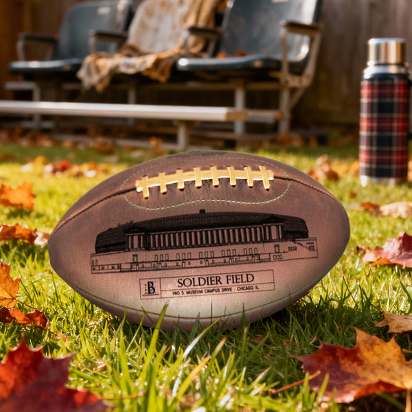 Soldier Field LeatherHead Football