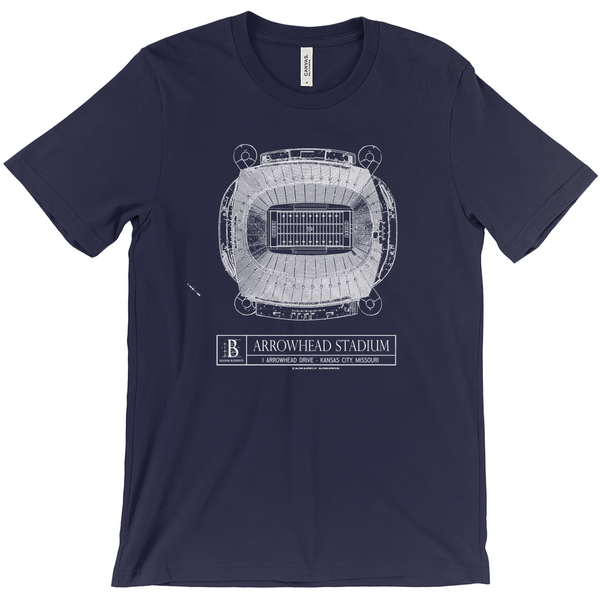 Arrowhead Stadium (Plan View) Unisex T-Shirts