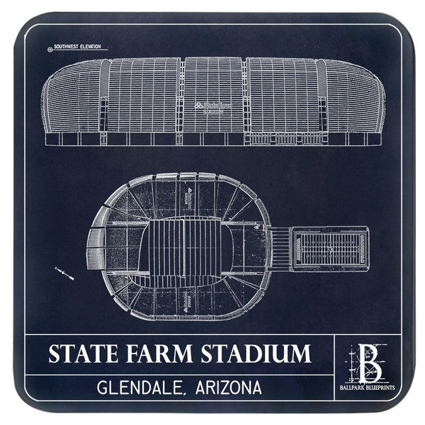 State Farm Stadium Coasters (Set of 4)