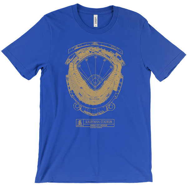 Kansas City Royals - Kauffman Stadium (Royal) Team Colors T-shirt