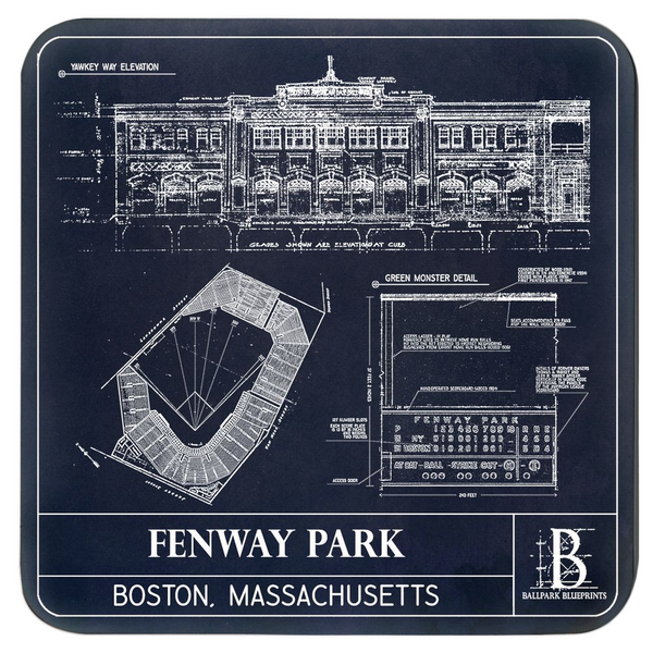 Fenway Park Coasters (Set of 4)