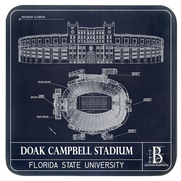 Doak Campbell Stadium Coasters (Set of 4)