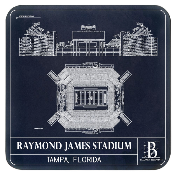 Raymond James Stadium Coasters (Set of 4)