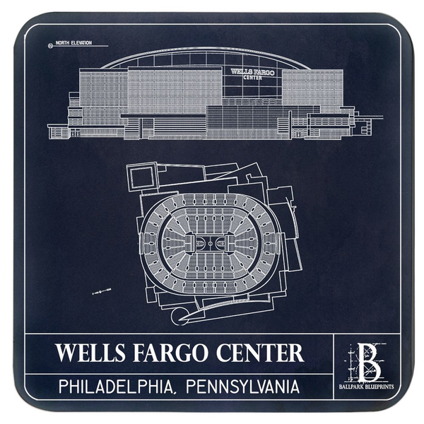 Wells Fargo Center Coasters (Set of 4)