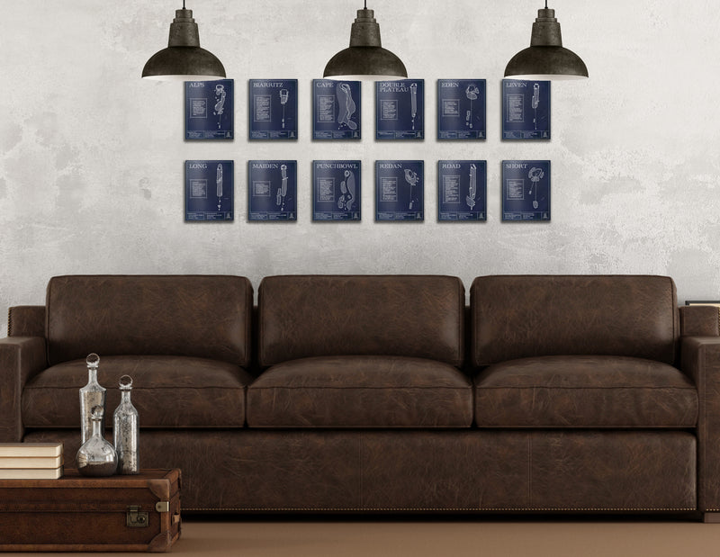 12 Template Holes 8x10" Metal Print Bundle
