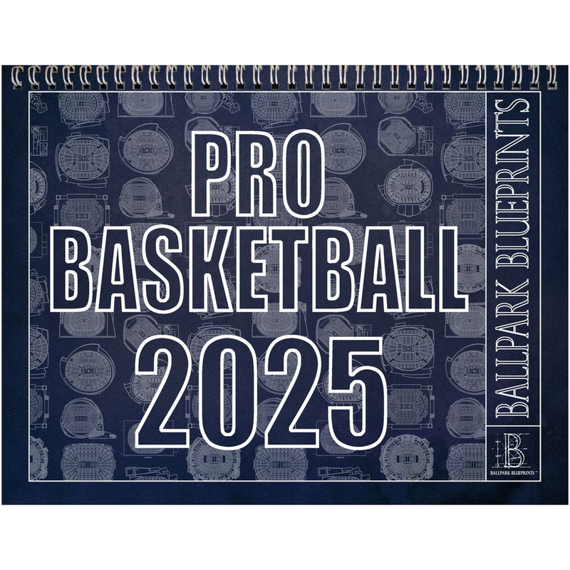 Pro Basketball 2025 Wall Calendar