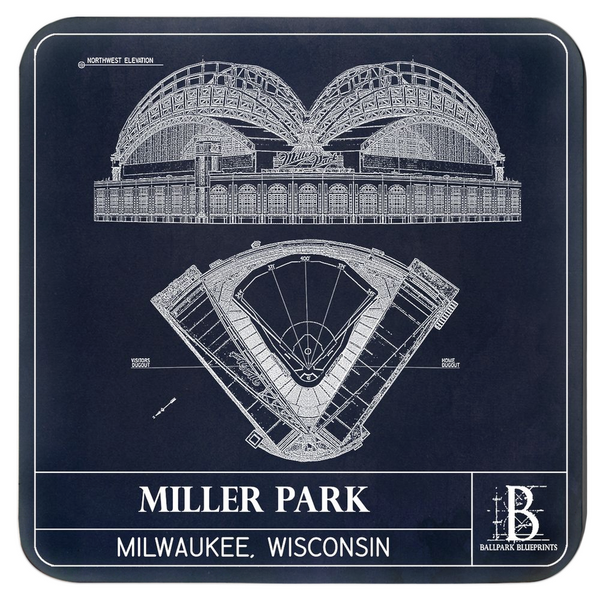 Miller Park Coasters (Set of 4)