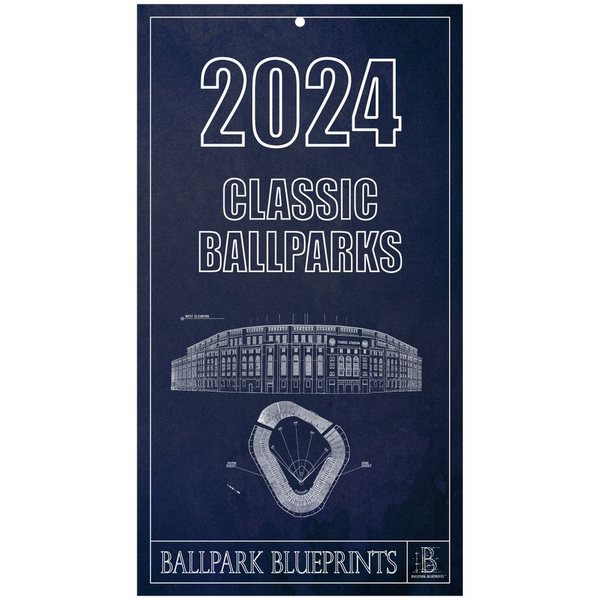 2024 Classic Ballparks Wall Calendars