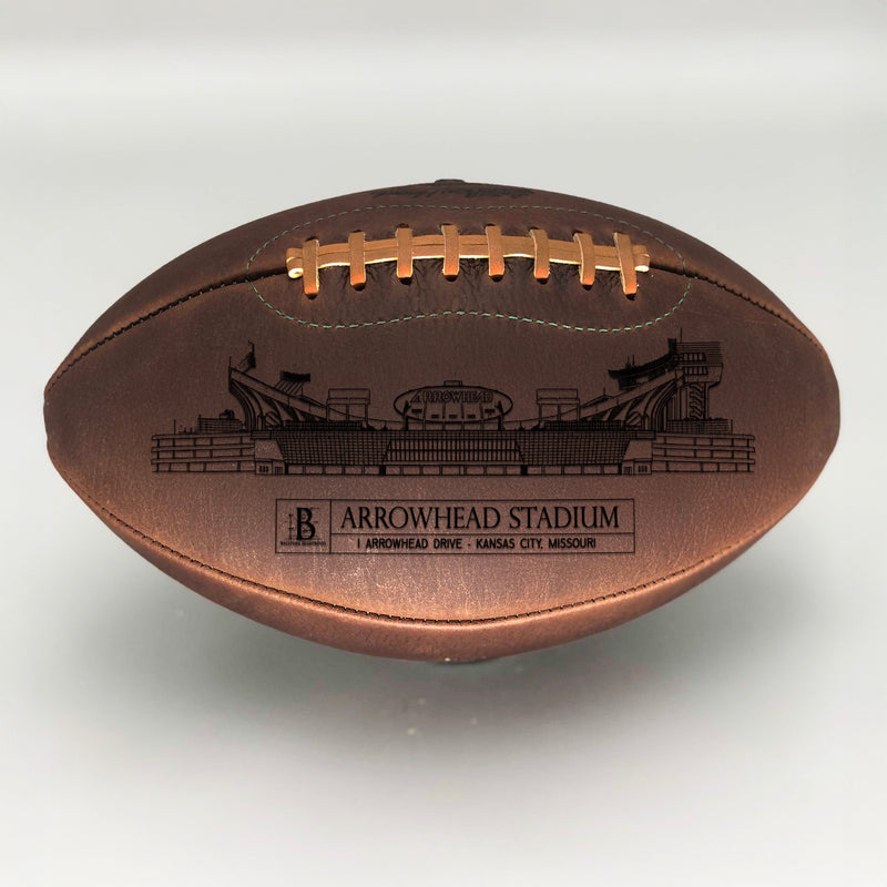 Arrowhead Stadium LeatherHead Football